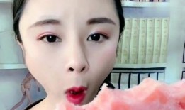 外国网红美女吃瓜